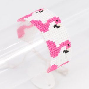 Handmade Flamingo bracelet